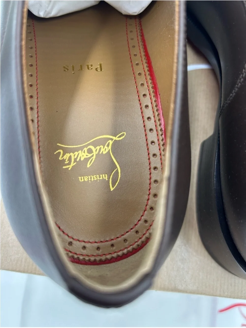 Men’s Christian Louboutin CORTOMALE leather Oxford size 41.5/8.5 made in Italy